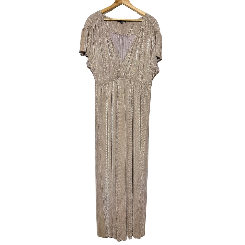Moments Made Metallic Dress - GOLD